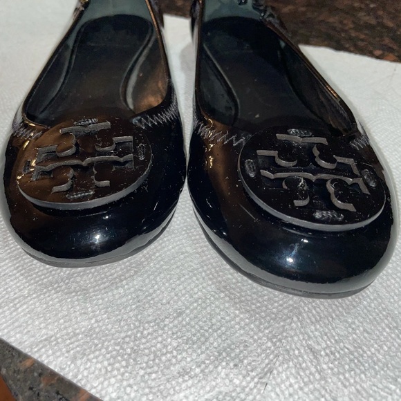 Tory Burch Patent Leather Ballet Flats - Picture 3 of 4